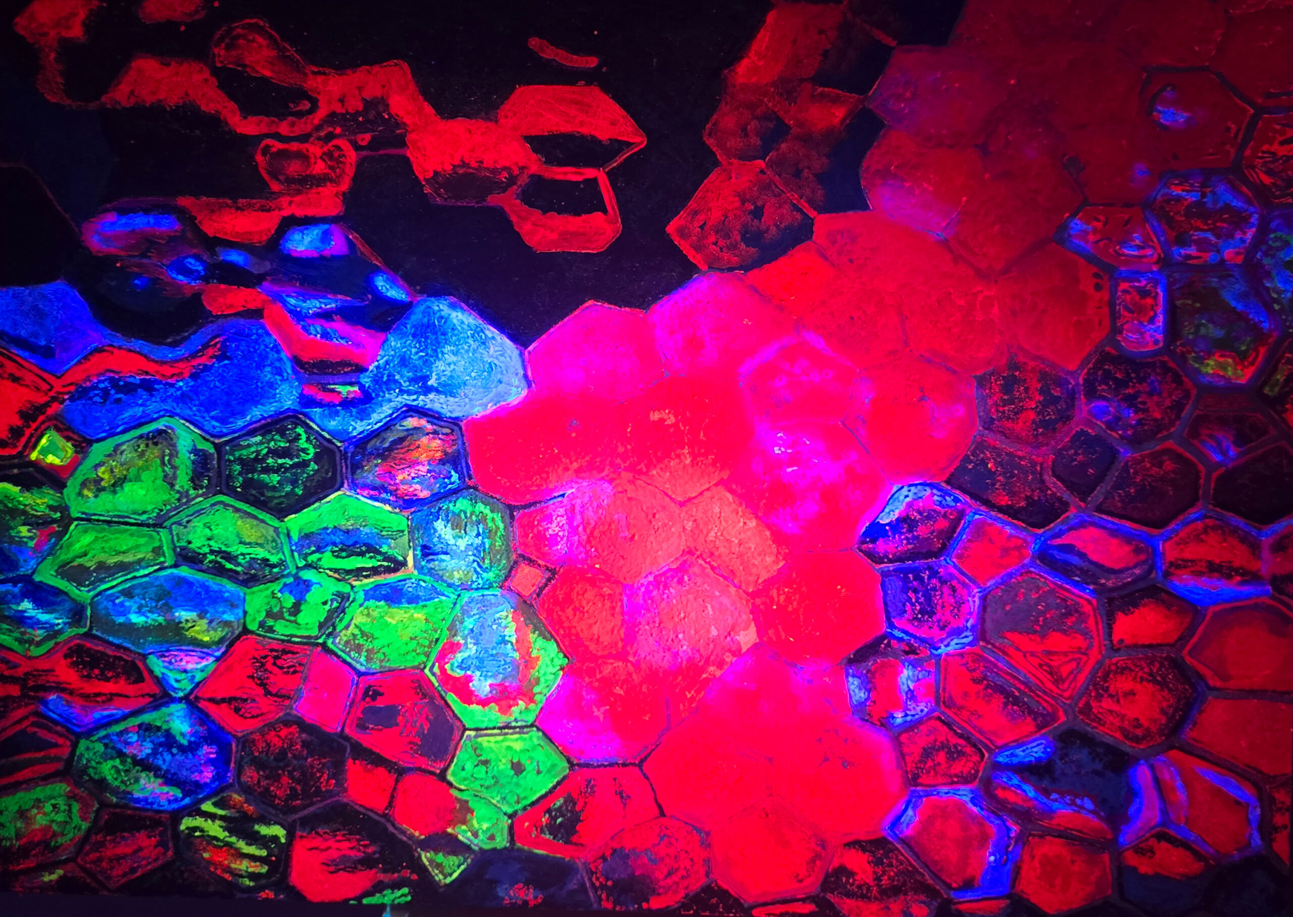 Faded memories Ⅱ under UV light