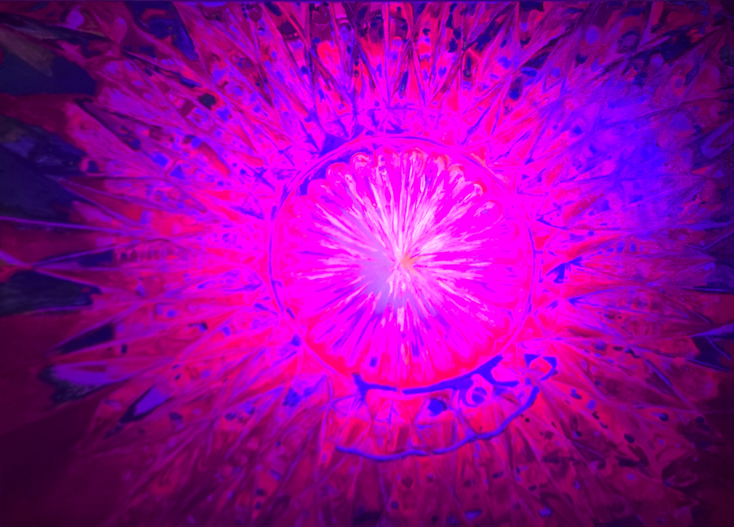 Festival under UV light